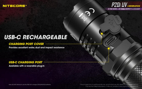 Nitecore P20i UV Rechargeable LED Torch