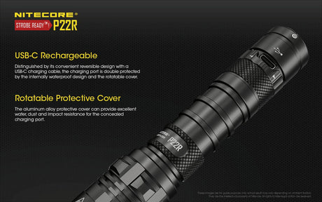 Nitecore P22R Rechargeable LED Torch