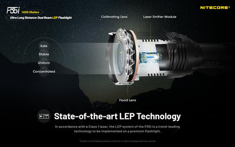 Nitecore P35i Rechargeable LED & LEP Torch