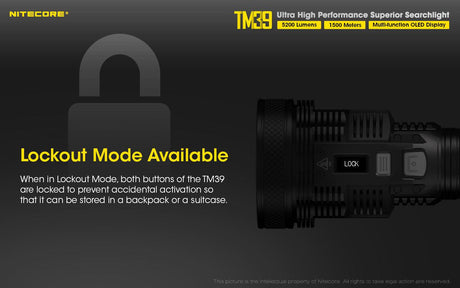 Nitecore TM39 Rechargeable LED Torch