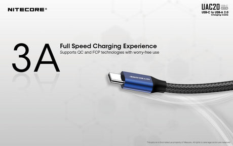 Nitecore UAC20 USB-C Charging Cable