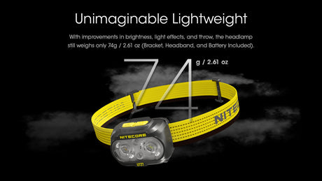 Nitecore UT27 800 Rechargeable LED Head Torch