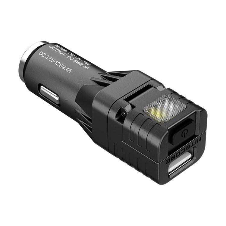 Nitecore VCL10 Multi functional USB Car Charger and LED Light