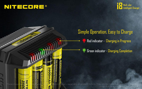 Nitecore i8 Intellicharger Eight Bay Li-ion/NiMH Charger