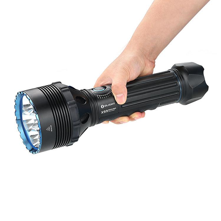 Olight X9R Marauder Rechargeable LED Torch – Torch Direct Limited