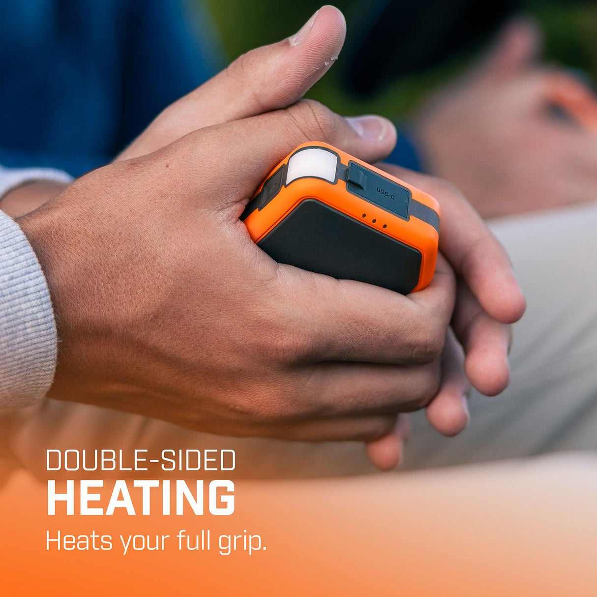 THAW 10K Rechargeable Hand Warmer with Integrated LED Light and Power Bank Function