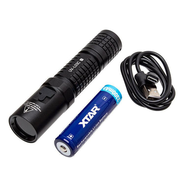 Tank007 L03C NDT Forensic Ultraviolet Rechargeable LED Torch (365 nm ...