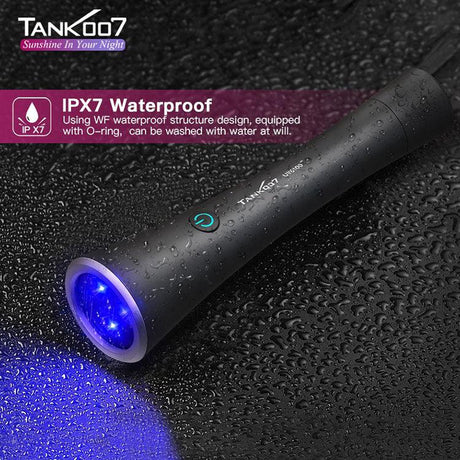 Tank007 UV6100 Ultraviolet Pet Urine Detection LED Torch with USB Rechargeable Battery (365 nm)