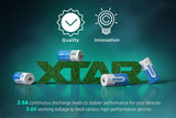 Xtar 16340 3.6 V, 850 mAh Li-ion Protected Battery