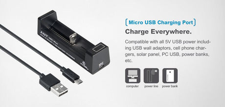 Xtar ANT MC1 Plus Single Bay Lithium-ion Battery Charger