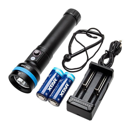 Xtar D26 2500 LED Diving Torch Kit